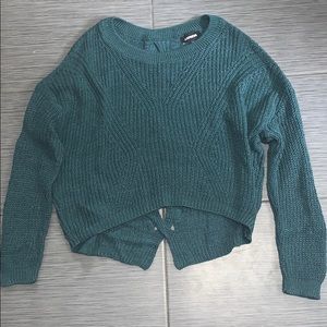 Express cropped sweater.